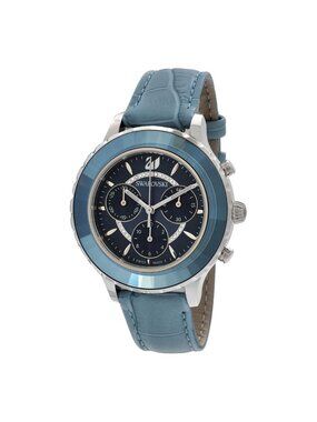 NWT Swarovski Nova Chrono Quartz White Dial Watch Amazon.com: Swarovski Nova Chrono Watch, Swiss Made, Metal  main image 2